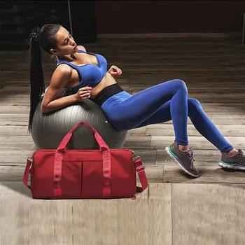 Alos йога с лого голям капацитет фитнес чанта плаж открит преносим рамо чанта спортна чанта многофункционални преносими пътуване чанта