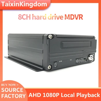 Производител локално възпроизвеждане твърд диск SD карта за съхранение 8CH MDVR влак 8CH висока разделителна способност мониторинг хост запас