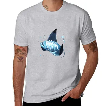 New Manta Ray Underwater Dance T-Shirt бързосъхнеща тениска мъжка тениска графична
