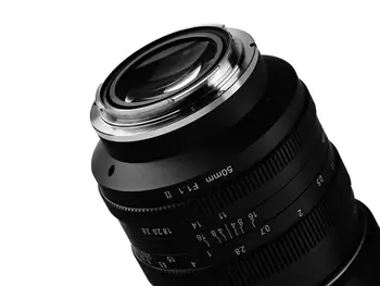Безогледален обектив на фотоапарата за Canon Macro 4/3 E-mount Fuji Kamlan 50mm F1.1 II APS-C обектив с ръчен фокус с голяма апертура