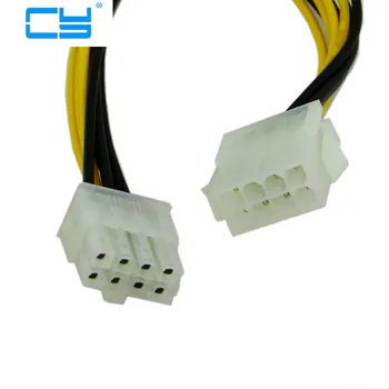 color 8 p ATX 12V CPU EPS P4 захранващ мъжки към женски удължителен кабел 18cm