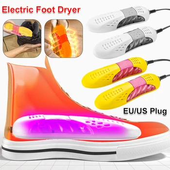 Ботуши Електрически обувки сушилня дезодорант крак топло нагревател премахване на миризма UV обувки сушене домакинство с топлина изсушител устройство