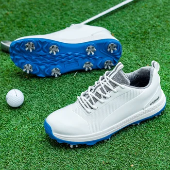 Нови професионални обувки за голф Мъжки луксозни маратонки за голф Удобни обувки за ходене за голфъри Обувки за ходене
