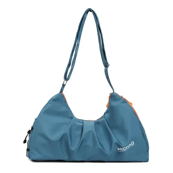Голям капацитет сухо мокро разделяне преносими фитнес чанти найлон спортни чанти регулируема презрамка фитнес раница за мъже жени