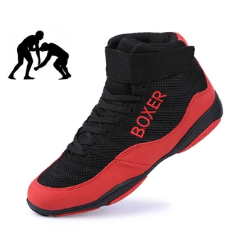 Професионални боксови обувки Мъже Леки боксови маратонки за мъже Удобни обувки за борба Маратонки против хлъзгане