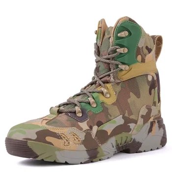 Открит спорт Къмпинг Туризъм Мъжки обувки Планински военни тактически обувки Мъжки туристически обувки Неплъзгащи се дишащи Chaussure Chasse
