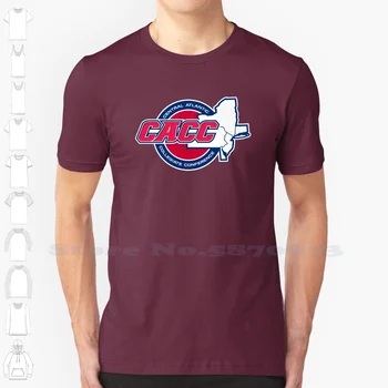 Central Atlantic Collegiate Conference Logo Casual T Shirt Най-високо качество Graphic 100% памук Tees