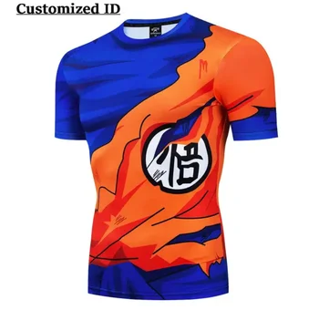 2023 Мъжка тениска 3D аниме Z Goku печатна тениска Goku изображение Мъжки къс ръкав Casual Удобен топ Comprehend спортни ризи