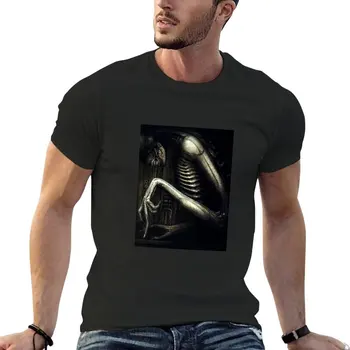 New H.R Giger - The Redeemer - Art реколта черна тениска момчета животински щампа риза реколта т риза обикновен бял тениски