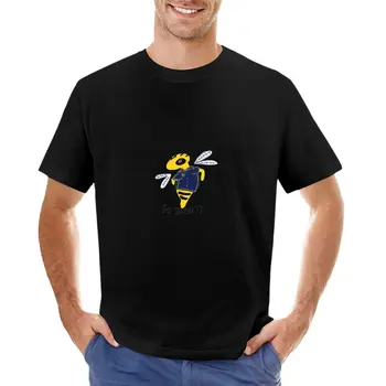 Georgia Tech Тениска с жълто яке летни дрехи Дизайнерска тениска с къс ръкав мъже
