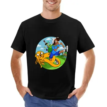 Фин и Джейк (Време за приключения) Тениска смешни тениски мъжки тренировка риза