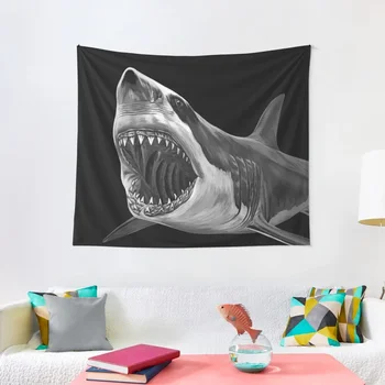 Great White Shark Tapestry Bedrooms Decor Wall Decoration Декоративни стенни гоблени