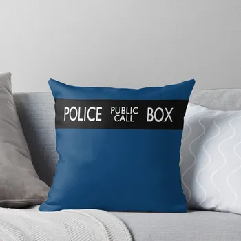 Полицията Public Call Box Хвърли възглавница луксозен декор възглавници за декоративен диван Коледа калъфка за възглавници за възглавници
