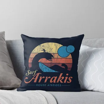 Посетете Arrakis - Vintage Distressed Surf - Dune - Sci Fi Хвърли възглавница луксозен хол декоративни възглавници възглавница покритие