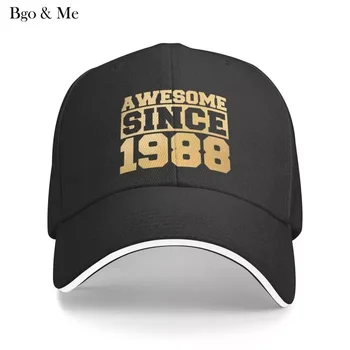 2023 Ново класическо злато Страхотно от 1988 г. Бейзболна шапка Жени Мъже Дишаща татко шапка на открито