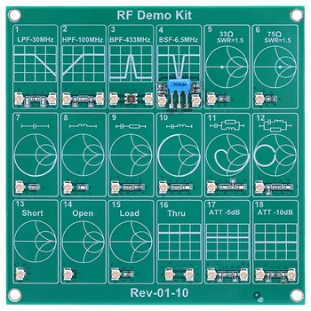 RF тестова платка 18 функционален модул филтър атенюатор модул LPF 30MHz нано VNA модул HPF 100MHz RF съвет за развитие BPF 433MHz