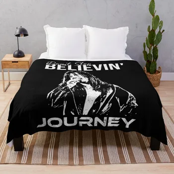 Стив Пери от Journey The Band Don't Stop Believin' Design 5 (с гръндж / затруднена текстура) Хвърли одеяло космати одеяла