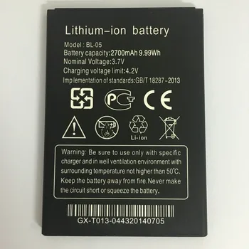 За THL L969 батерия чисто нова оригинална 2700mAh bl-05 литиево-йонна батерия за THL L969 смарт телефон