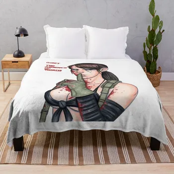 Metal Gear Solid Quiet Throw Blanket Luxury Brand Blanket Fluffy Blankets Large