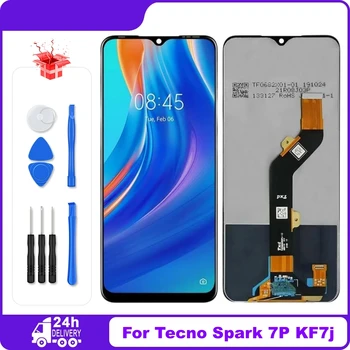 6.8'' Оригинал за TECNO Spark 7P KF7j LCD дисплей сензорен екран дигитайзер събрание за Tecno Spark 7P KF7j