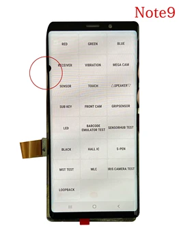 Super AMOLED дефектен дисплей за Samsung Galaxy ЗАБЕЛЕЖКА 9 Забележка9 N960A N960U N960F N960V LCD сензорен екран дигитайзер събрание