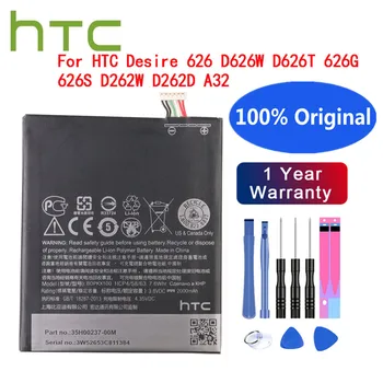 100% нова висококачествена оригинална батерия BOPKX100 за HTC Desire 626 D626W D626T 626G 626S D262W D262D A32 Телефон Bateria
