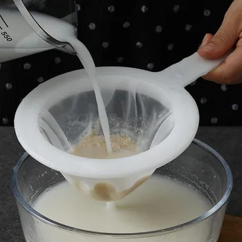 Mesh соево мляко филтър остатък сок филтър за многократна употреба найлон супер фин гевгир сито домакински кухненски инструменти високо качество