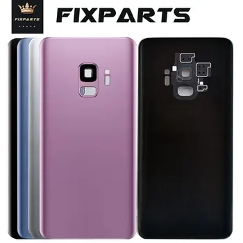 G960F G965F За Samsung Galaxy S9 Plus 3D стъкло обратно батерия S9 за Samsung S9plus корпус капак врата задно лепило стикер