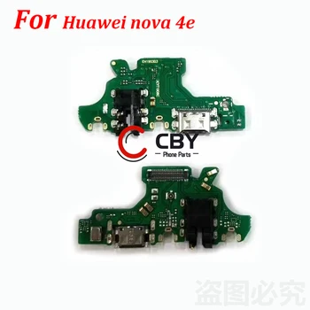 10pcs За Huawei Nova 4e 5i Pro USB зареждане док порт микрофон конектор Flex кабелна платка