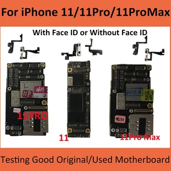 Оригинална отключена дънна платка за iPhone 12 Pro XR XS 11 Pro Max Clean iCloud с Face ID OK Logic Board Тестване Добър