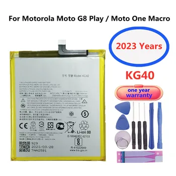 Висококачествена 4000mAh KG40 батерия за Motorola Moto One Macro G8 Play One Macro Dual SIM XT2015-2 XT2016-1/2 Смарт телефон Bateria