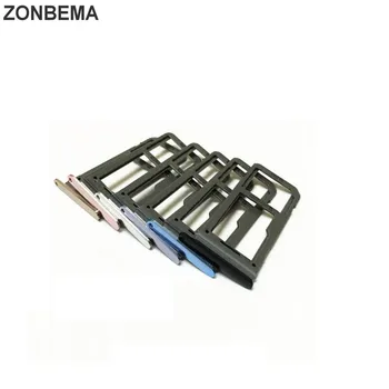 ZONBEMA Висококачествена нова единична двойна тава за SIM карти и тава за микро SD карти за Samsung Galaxy S8 S8 + Plus G950 G950F G955 G955F