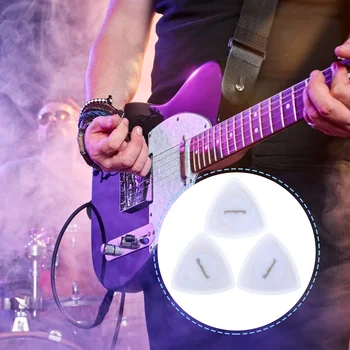 LED Персонализиран светлинен китарен инструмент Picks ABS аксесоар за китара Акустични фолк китаристи Plectrum аксесоар за китара