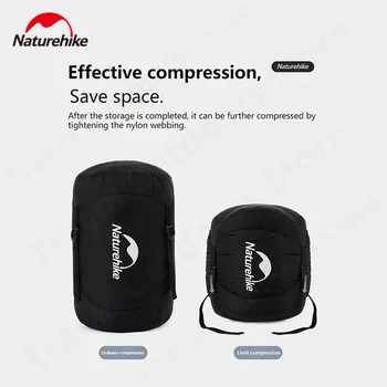 Naturehike 4 размера къмпинг компресия чанта 40D найлон водоустойчив спален чувал чанта за съхранение екстремни компресия капсула чанта