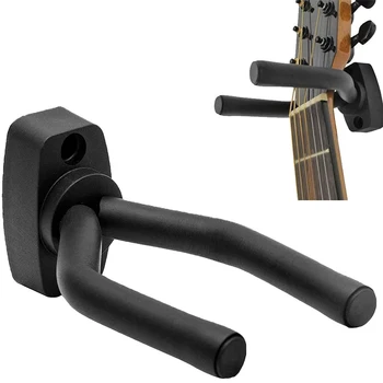 Ukulele Stand Metal Guitar Hanger Hook за акустична китара Лесен за инсталиране с винтове Аксесоари за китара за бас инструменти