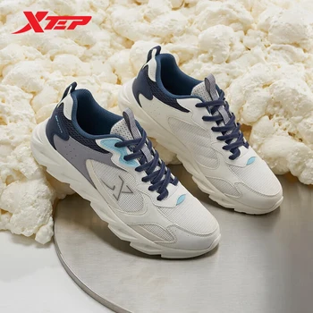 Xtep 2023 Мъжки обувки за бягане Леки удобни меки мъжки маратонки дишащи неплъзгащи се ежедневни мъжки спортни обувки 877119110027
