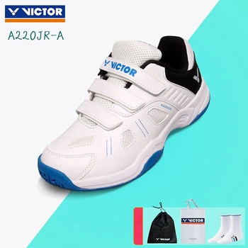 2023 Нови обувки за бадминтон Victor За деца момчета момичета деца Дишаща висока еластична неплъзгащи спортни маратонки тенис