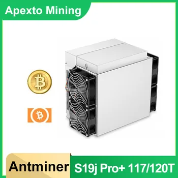 Нов Bitmain Antminer S19j Pro+ 120TH/s 117T 3355W Asic Bitcoin Sha-256 миньор в наличност