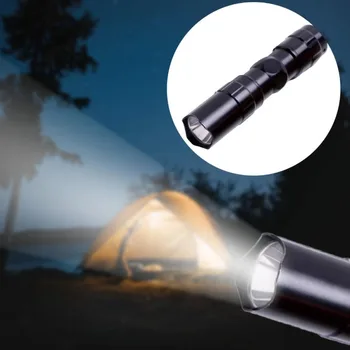 Батерия фенерче Led Torch Нормална яркост за къмпинг туризъм аварийно източник на светлина преносим флаш светлина мини факел