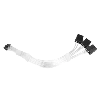 1 бр. Pcie 5.0 кабел 16Pin(12+4) към 3X8pin захранващ кабел PSU удължителен кабел мини 12+4 пинов конектор за серия Rtx3080ti