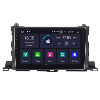 RoverOne За Toyota Highlander Kluger 2015+ Android 9.0 Autoradio кола мултимедиен плейър радио GPS навигация главата единица NO DVD