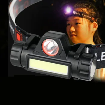  фенерче, монтирано на главата, с акумулаторна ултра-ярка далечна гама външна ултра лека малка водоустойчива домакинска LED фар