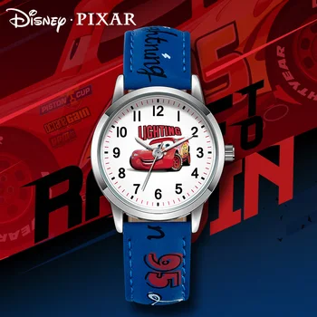 Disney деца мълния McQueen автомобили Pixar карикатура водоустойчив дете тийнейджър момче кварцов ръчен часовник студент светлинен нов Relogio
