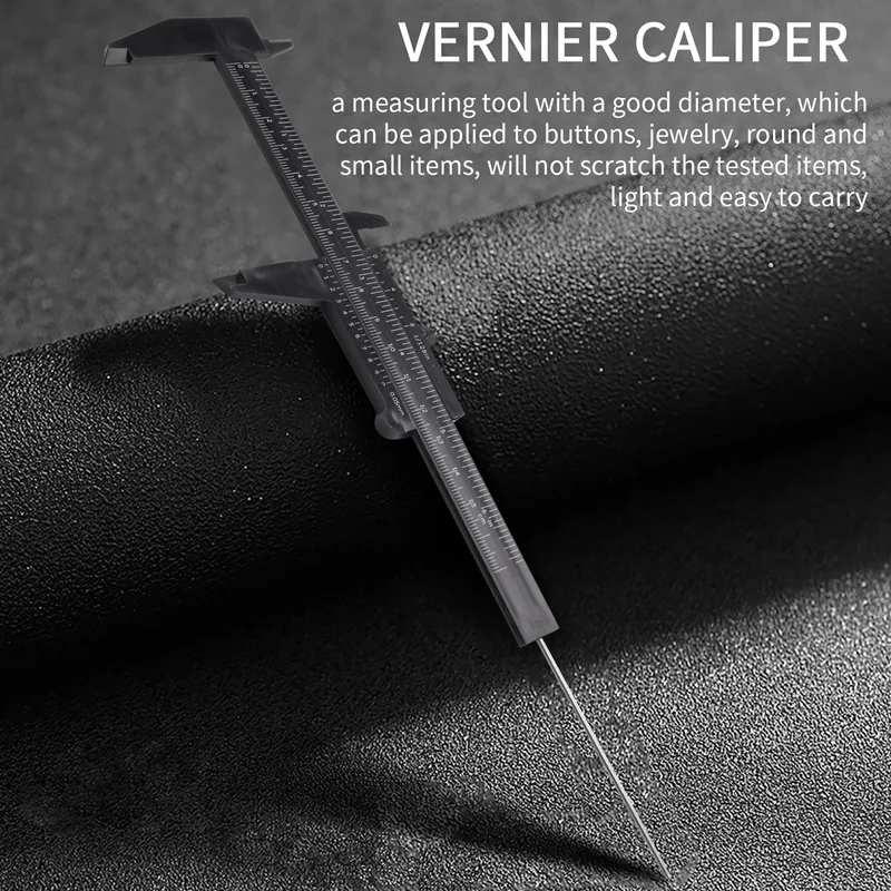 10 броя 150 мм мини пластмасов шублер Vernier шублер двойна скала плъзгащи габарит измервателен инструмент за студентски офис