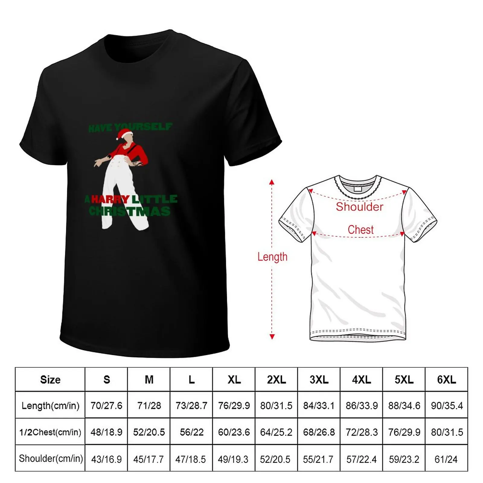 Have Yourself a Harry Little Christmas - Зелена и червена текстова тениска пот животно prinfor момчета тениски за мъже