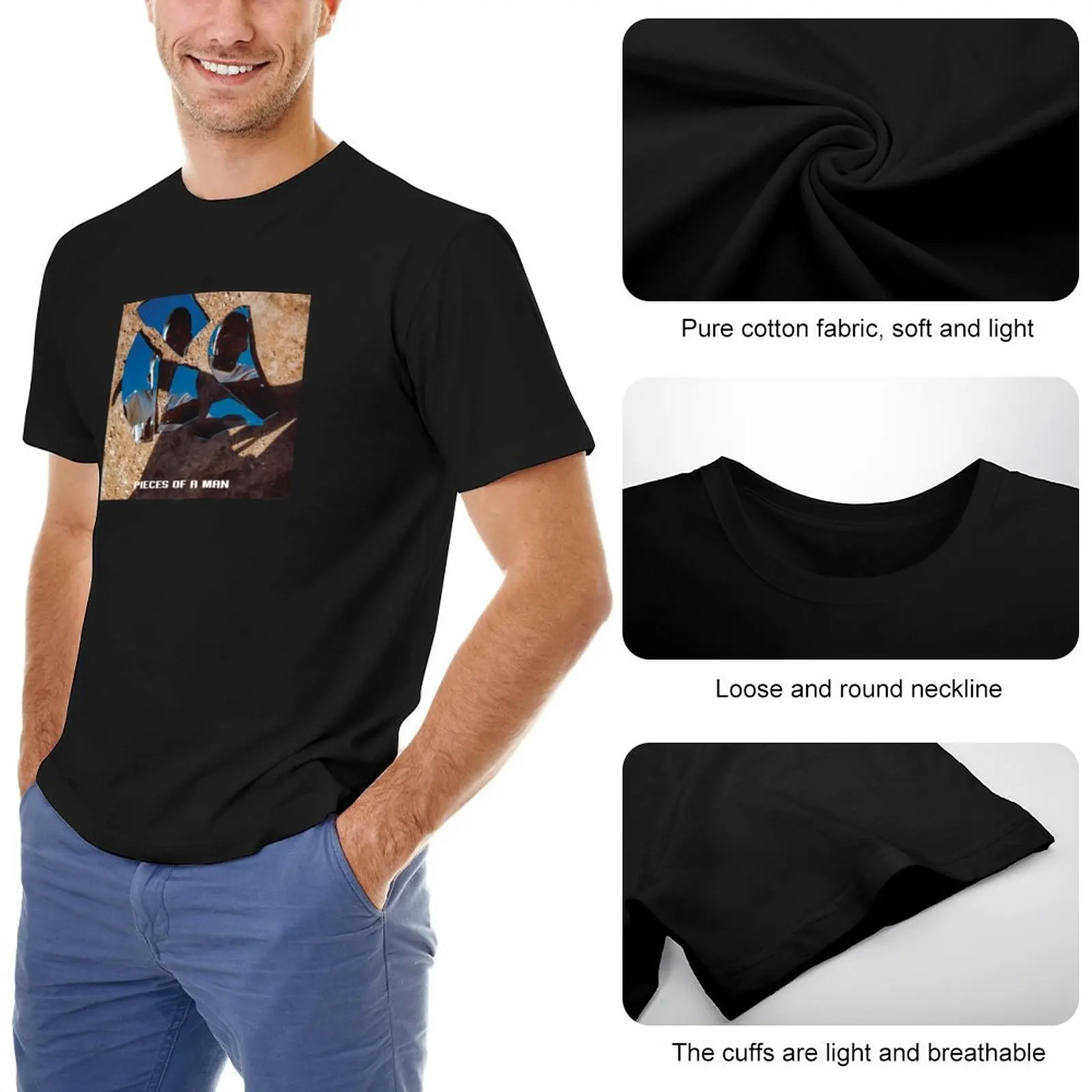 Piece of a Man Тениска на Мик Дженкинс плюс размер тениски обикновена тениска извънгабаритни тениски за мъже