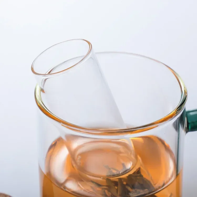 Pipe Design чай инфузер чаша филтър Puer стъкло епруветка цедка Ools аксесоар за теч билка творчески