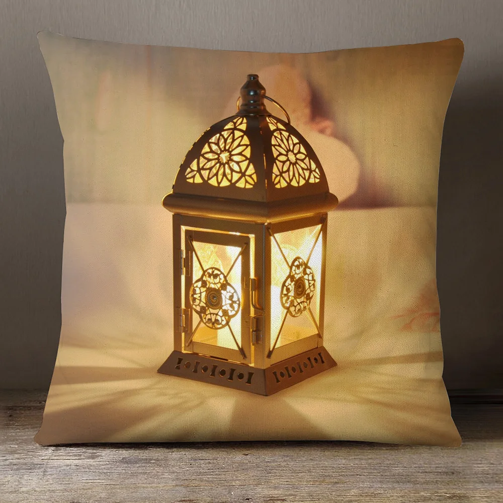 Близък изток мюсюлмански ислям фенер изкуство възглавница покритие възглавница случай за спалня диван диван