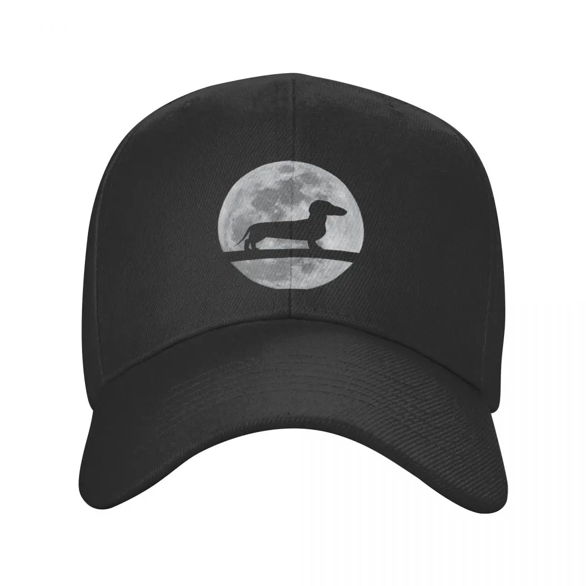 Дакел куче нощ луна дакел любовник бейзболна шапка модерен Bobble шапка луксозна марка |-F-| Мъжка шапка Дамска