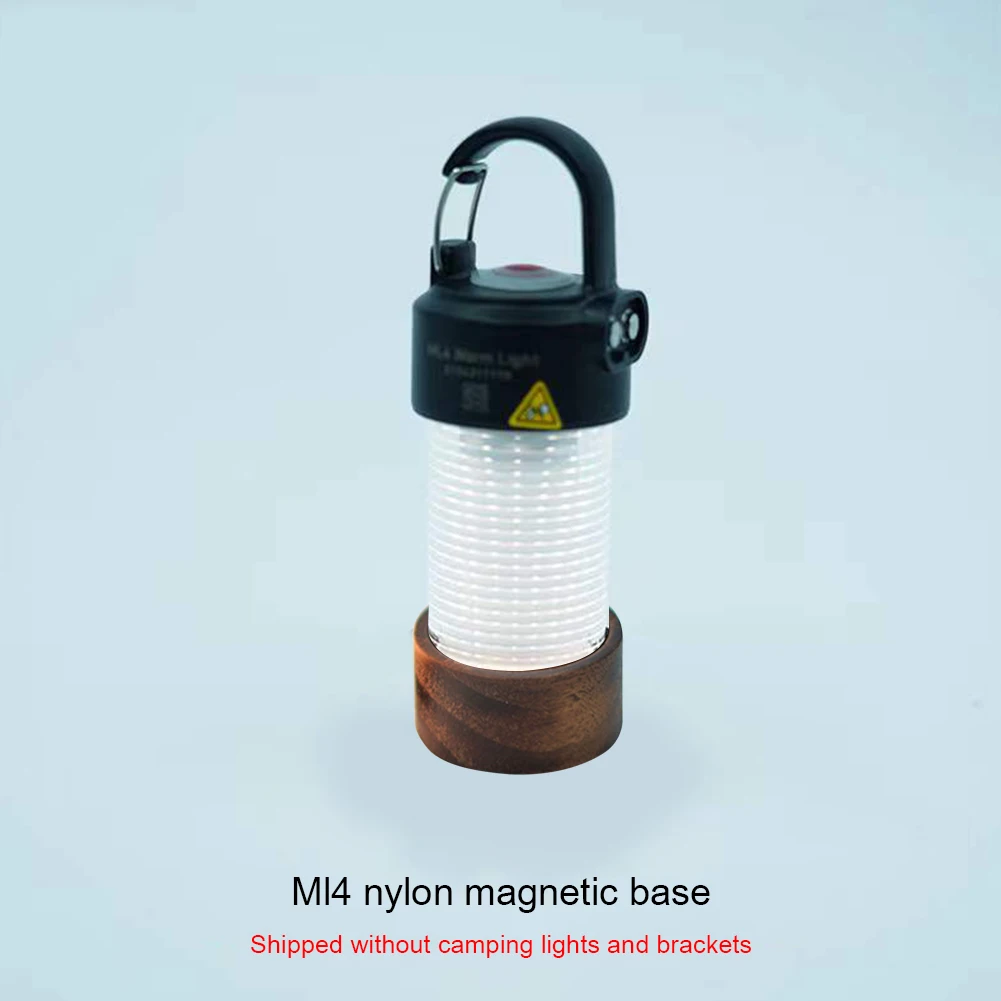 Магнитна основа Издръжлив къмпинг фенер база преносим къмпинг светлина стойка лек лампа база титуляр за къмпинг риболов туризъм